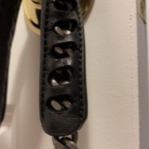 ASH bag black real leather bronze metallic front - Picture 2 of 6